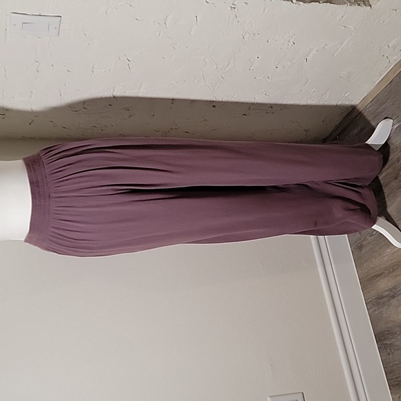 Torrid Pant Wide Leg Gauze Flowy Lined Pull-On Comfy Lightweight Flint 0 12 L - Picture 6 of 16